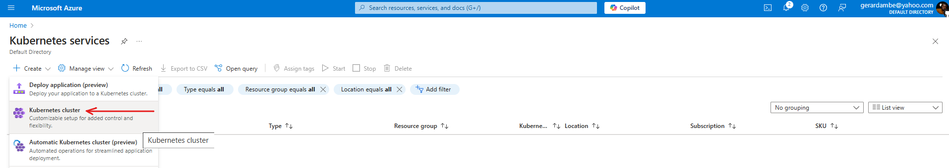 kubernetes cluster